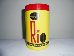 Rio Kávékeverék - retro műanyag kávés doboz