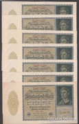 1922.Sorszámkövető 10e Reichsmark, 7 db.