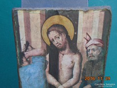 Németalföldi festő-Krisztus szenvedései-másolat ikon falapra