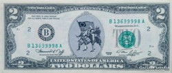 Amerikai Egyesült Államok 1976 2$ UNC EMLÉKBANKJEGY