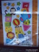 60x45 cm gyerekszobai dekorációs kép, falikép-Öntapadós gyerekszobai Falikép poszter-plakát