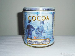 Kakaós fémdoboz pléh doboz - Van Houten Cacao