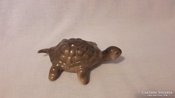Hollóházi porcelán teknősbéka, béka
