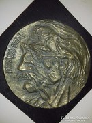 Baróthi Ádám - Kós Károly - óriási bronz fali relief plakett jelzett
