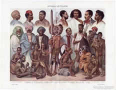 Afrikai népfajok, Révai nyomat 1911, eredeti