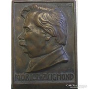 Valkó L.: Móricz Zsigmond bronz plakett 