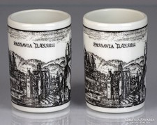 0L056 Altenkunstadt porcelán pohár pár PASSAU