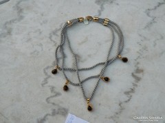 Interesting necklace with pearls - new - I also recommend it as a gift