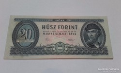 20 forint 1975-ös ropogós bankjegy!