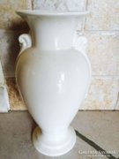 Zsolnay nagy fehér váza 1911-1922 évekből