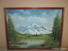 Majestic Hófödte hegye-Kanadai festmény.