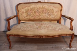 Neobarokk gobelin mintás kanapé