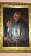 Feszty Árpád portré 60x90 cm