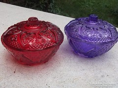 Vajtartó-Cukortartó-bonbonier 2 színben-ajándékba is átm.13 cm mag.9