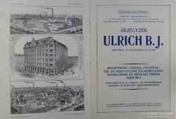 Ulrich B.J. árjegyzék, 1914