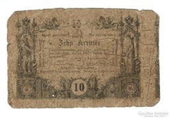 10 kreuzer 1860 Ausztria