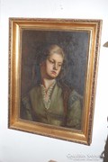 Fiatal lány portréja - XVIII. század - Francia hagyatékból
