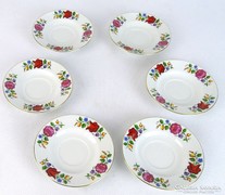 0L712 Kalocsai porcelán tányér készlet 6 darab