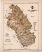 Csík vármegye térkép 1899, Magyarország atlasz (a), megye