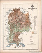 Hont vármegye térkép 1899, Magyarország atlasz (a), megye