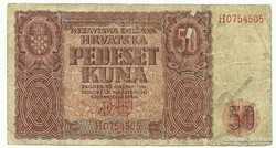 50 kuna 1941 Horvátország