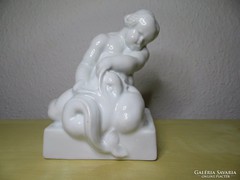 Zsolnay figura díszkút vízköpő szobor modell (?) RRR !!!