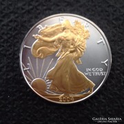 Amerikai sas aranyozott ezüst érme 2004