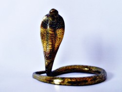 Réz kobra figura