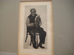 Ábráhám  Rafael    : Olvasó férfi  1929