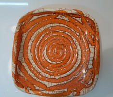 M33/42 orange ceramic bowl - 01789