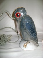 Kerámia "Varjú bácsi"- Mazsola mese - régi asztali lámpa