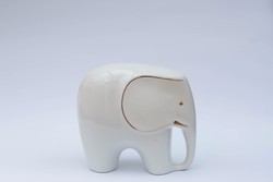 Retro porcelán elefánt