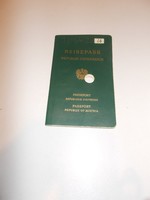 Régi osztrák útlevél (AA-0727)