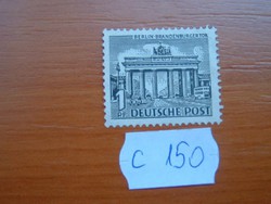 NYUGAT BERLIN NÉMET 1 PFG 1949 Brandenburgi kapu C150
