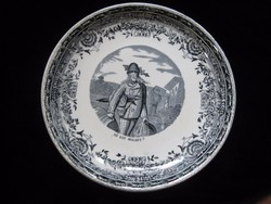 Antique French plate 20 cm flawless