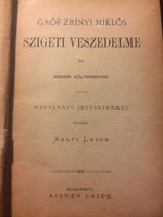 Gróf Zrinyi Miklós: Szigeti veszedelem  /1879 !!