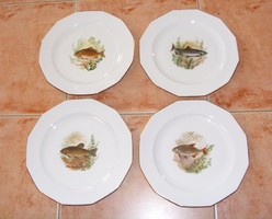 4 db Bavaria halas, hal mintás tányér