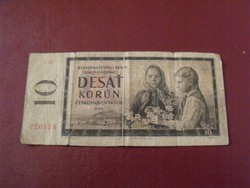 Csehszlovák 10 korona 1960