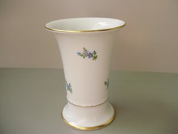Antik Höchst porcelán nefelejcses váza