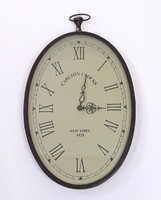 0N747 Nagy méretű Carlton Clocks New York falióra