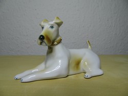 ​​Zsolnay foxi kutya porcelán figura hibátlan állapotban, legkedvezőbb árban!