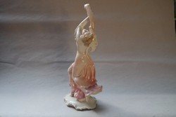 ENS  táncos nő, balerina porcelán szobor
