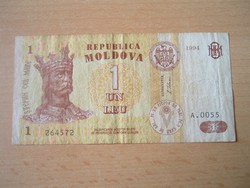 MOLDOVA  MOLDÁVIA 1 LEU 1994 A.0055