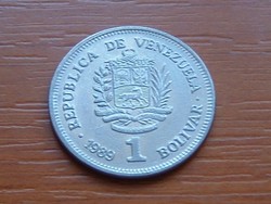 VENEZUELA 1 BOLIVAR 1989 SIMON BOLIVAR LIBERTADOR