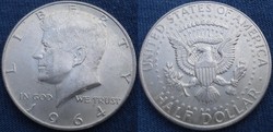 USA   Kennedy fél $  1964 D   Ag ezüst