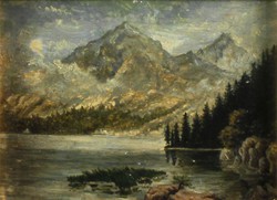 Cseh vagy szlovák festő 1930 körül : Csorba tó