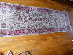 Vastag kézi perzsa szőnyeg, Kézi gyapjú szőnyeg, Futó szőnyeg 82*285 cm