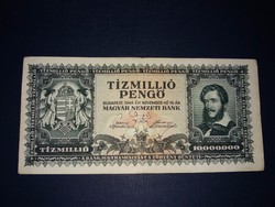 Tizmillió  Pengő 1945-ös bankjegy!