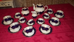 Zsolnay Pompadur I. porcelán teás és kávéskészlet 6 személyre