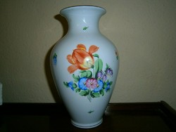 Nagyméretű Herendi porcelán váza 23,5 cm 